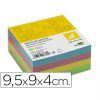 TACO DE NOTAS 9,5x9x4ctm. 4-COLORES
