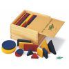 REGLETAS ESCOLARES Lógicos Madera COLORES