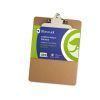PLACA PORTA-Notas A-5 MADERA C/PINZA SUPERIOR