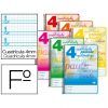 LIBRETA Liderpapel Folio Pautaguia Tapa Blanda 80H 80gr 4mm