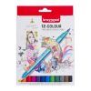 ROTULADOR Talen´s 12-Colores Punta Fina Brushpen