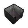 SOPORTE TACO PAPEL 95x95x80 METAL REJILLAS NEGRO