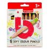 LAPICES 6-Colores KIDS BLANDOS