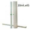 PLASTICO ADHESIVO 20-Mt x45ctm 80mi. (Transparente)