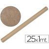 ROLLOS PAPEL EMBALAR 1x25mt (Kraft-Marrón)