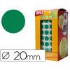 GOMETS ESCOLAR ROLLO Redondos 20,0 (Verde)