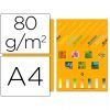 PAPEL Fotocopia A-4 80gr. 100-H Color (Naranja)