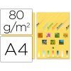 PAPEL Fotocopia A-4 80gr. 100-H Color (Crema)