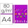 PAPEL Fotocopia A-4 80gr. 100-H Color (Fucsia)