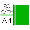 PAPEL Fotocopia A-4 80gr. 100-H Color (Verde-Fuerte)