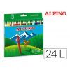 LAPICES Alpino 24-Colores LARGO C/Carton 658