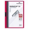 DOSSIER CLIP A-4 30-Hojas PVC (Rojo)