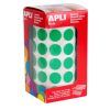 GOMETS ESCOLAR ROLLO Circulos 15mm (VERDE)