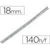 ESPIRAL METAL 5:1 18mm Negro 140-H (Pvp.100u.)