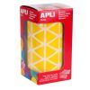 GOMETS ESCOLAR ROLLO Triangulos 20x20x20mm (AMARILLO)