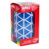 GOMETS ESCOLAR ROLLO Triangulos 20x20x20mm (AZUL)