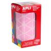 GOMETS ESCOLAR ROLLO Triangulos 20x20x20mm (Rosa)