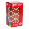 GOMETS ESCOLAR ROLLO Triangulos 20x20x20mm (Marrón)