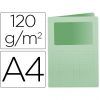 SUBCARPETA C/Ventana A-4 120gr. (Verde)
