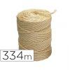 CUERDA SISAL 3-CABOS BOBINA 334mts 2kg. (MARRON)