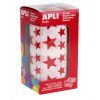 GOMETS ESCOLAR ROLLO Estrellas 10 y 10 2360u. (ROJO)