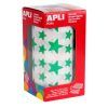 GOMETS ESCOLAR ROLLO Estrellas 10 y 10 2360u. (VERDE)