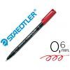 ROTULADOR 318 F 0.6mm LUMOCOLOR (Reproyeccion) (Rojo)
