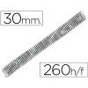 ESPIRAL METAL 5:1 30mm Blco/Negro 260-H (Pvp.50u.)
