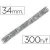 ESPIRAL METAL 5:1 34mm Negro 300-H (Pvp.50u.)