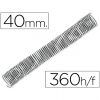 ESPIRAL METAL 5:1 40mm Negro 360-H (Pvp.30u.)