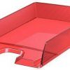 BANDEJA OFICINA EUROPOST Plastico Transp. (Rojo)