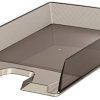 BANDEJA OFICINA EUROPOST Plastico Transp. (FUMÈ)