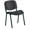SILLA ISO SMART S/BRAZOS Apilable TAPIZADA (Negro)