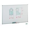 PIZARRAS ROTULADOR 40x60 Melami. IMANTADA M/Aluminio