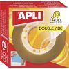 CINTA ADHESIVA Doble CARA 15mm x 10mts APLI