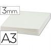 LAMINAS CARTON Pluma-Color A-3 3mm BLANCO