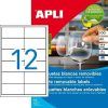 ETIQUETA Removible 97x42.4 Ink/Laser/Copy 100H=1200u.