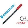 ROTULADOR 313 S 0.4mm LUMOCOLOR (Retroproyeccion) (Rojo