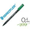ROTULADOR 313 S 0.4mm LUMOCOLOR (Retroproyeccion) (Verd