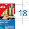 ETIQUETA Estanteria 80x28 Ink MAGNETICAS 5H=90u. 350g