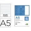 BLOCS NOTAS A-5 RAYADO PERFORADO Con/Tapa 80H