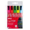 ROTULADOR TIZA (Liquid Chalk) 5-Colores 5,5mm P.Redonda
