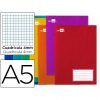 LIBRETA Liderpapel A-5 Cuadros 4mm 16-H C/Margen