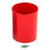 CUBILETE PORTALAPIZ 10x8 Plastico Opacos (Rojo)
