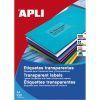 ETIQUETA Transparente 210x297 Lase/Copy 100H=100u C/Romos P