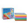 TACO DE NOTAS 10x10 Colores Cubo 500-H 10-Colores Encolado