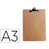 PLACA PORTA-Notas A-3 CARTON EXTRA DURO C/PINZA SUPER