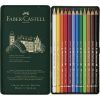LAPICES Faber-Castell 12-Colores Polychromos C/Metal