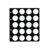 FUNDA MONEDAS 12-Pzas 33mm Mod.7520 OPACA NEGRA