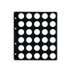 FUNDA MONEDAS 30-Pzas 25mm Mod.7530 OPACA NEGRA